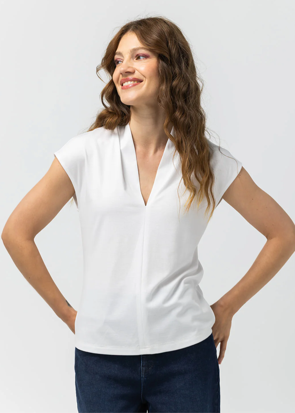 Label Dot Mariek T-Shirt | Wit
