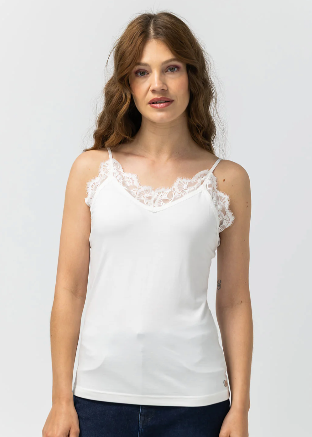 Label Dot Marjolein Top | Wit
