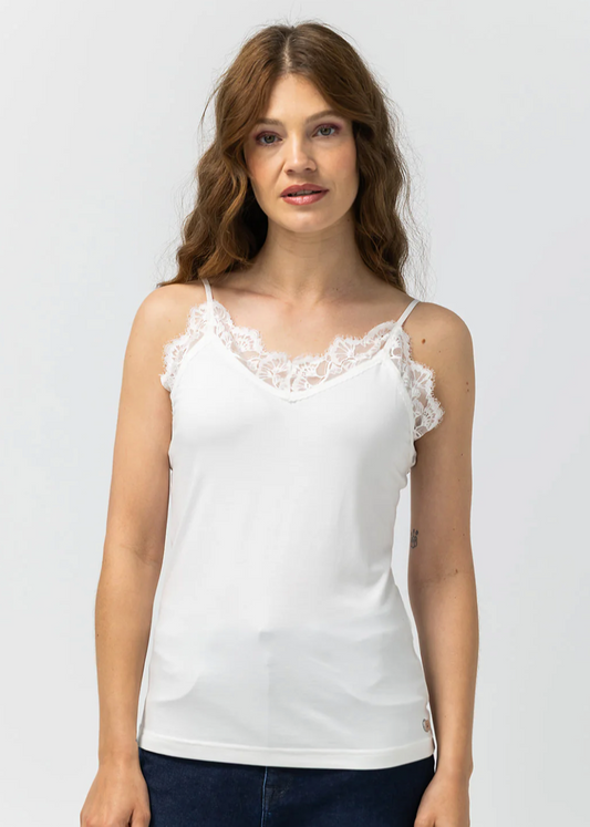 Label Dot Marjolein Top | Wit