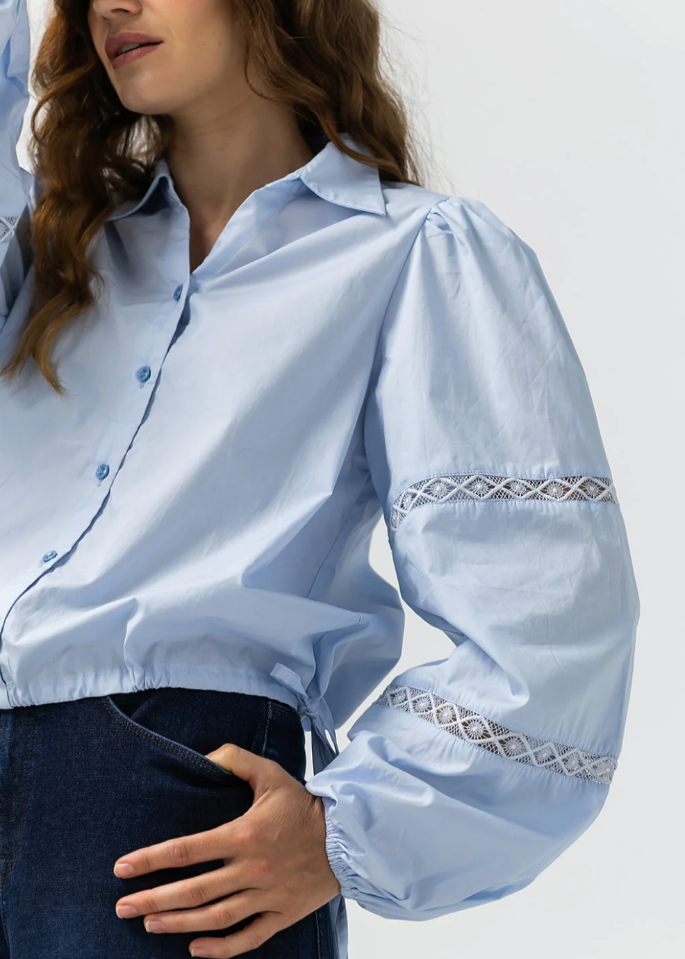 Label Dot Allis Blouse | Blauw licht