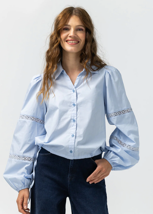 Label Dot Allis Blouse | Blauw licht