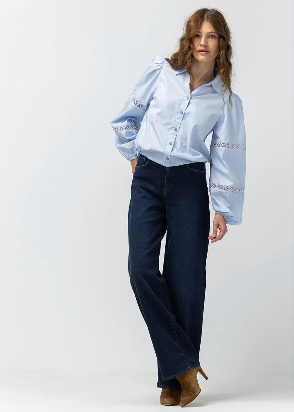 Label Dot Allis Blouse | Blauw licht