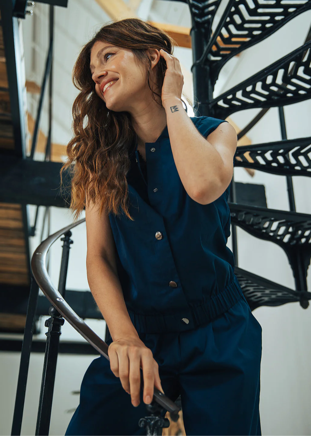 Label Dot Rieta Pantalon | Donker blauw