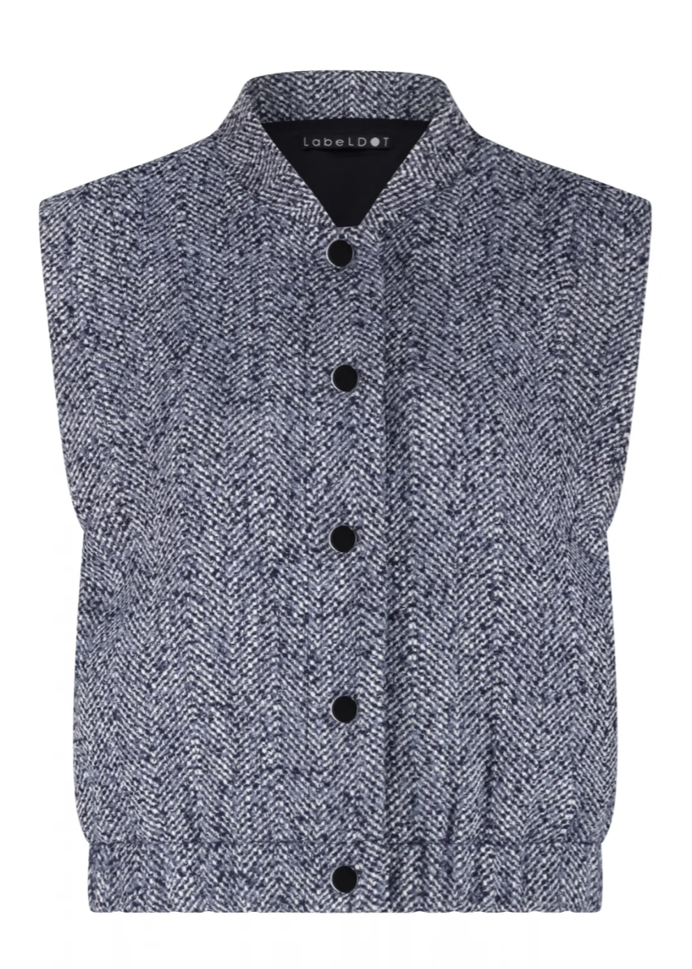 Label Dot Dagmar Gilet | Blauw