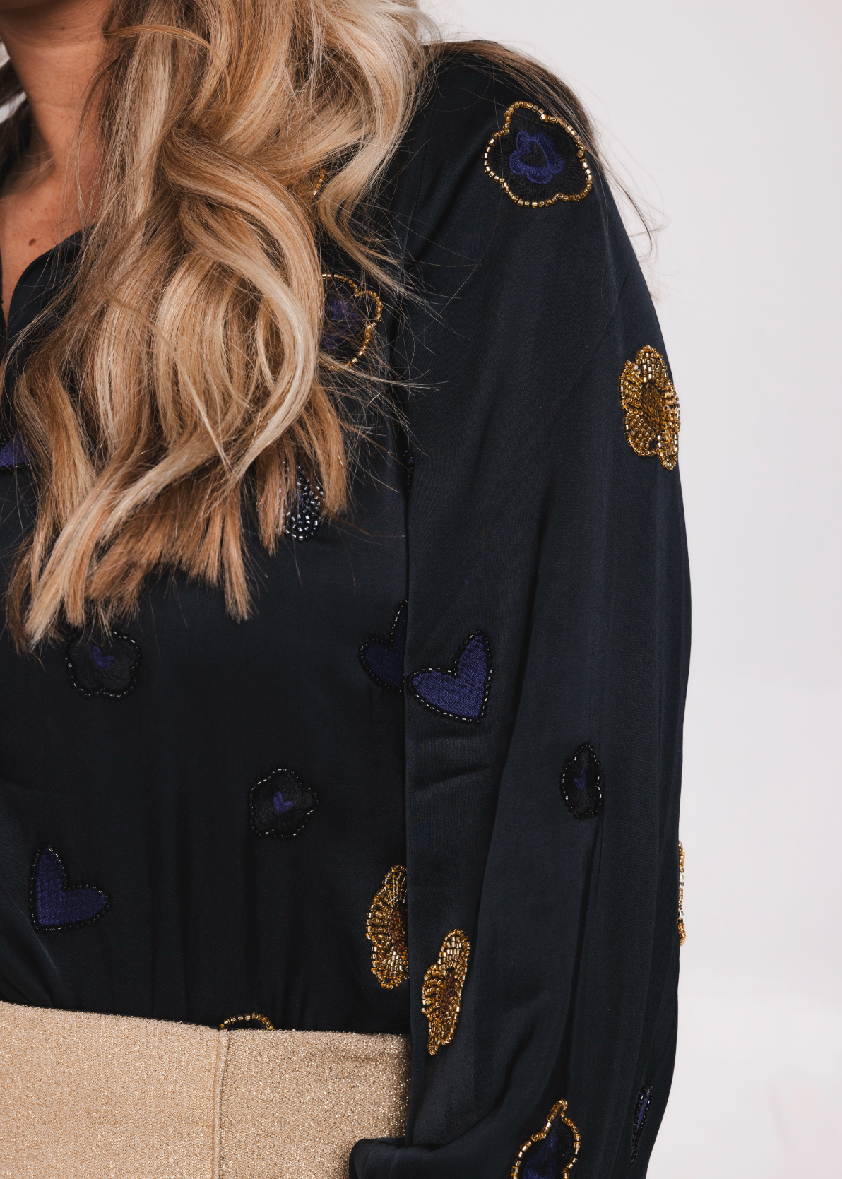 Accentil Laurine Blouse - Black