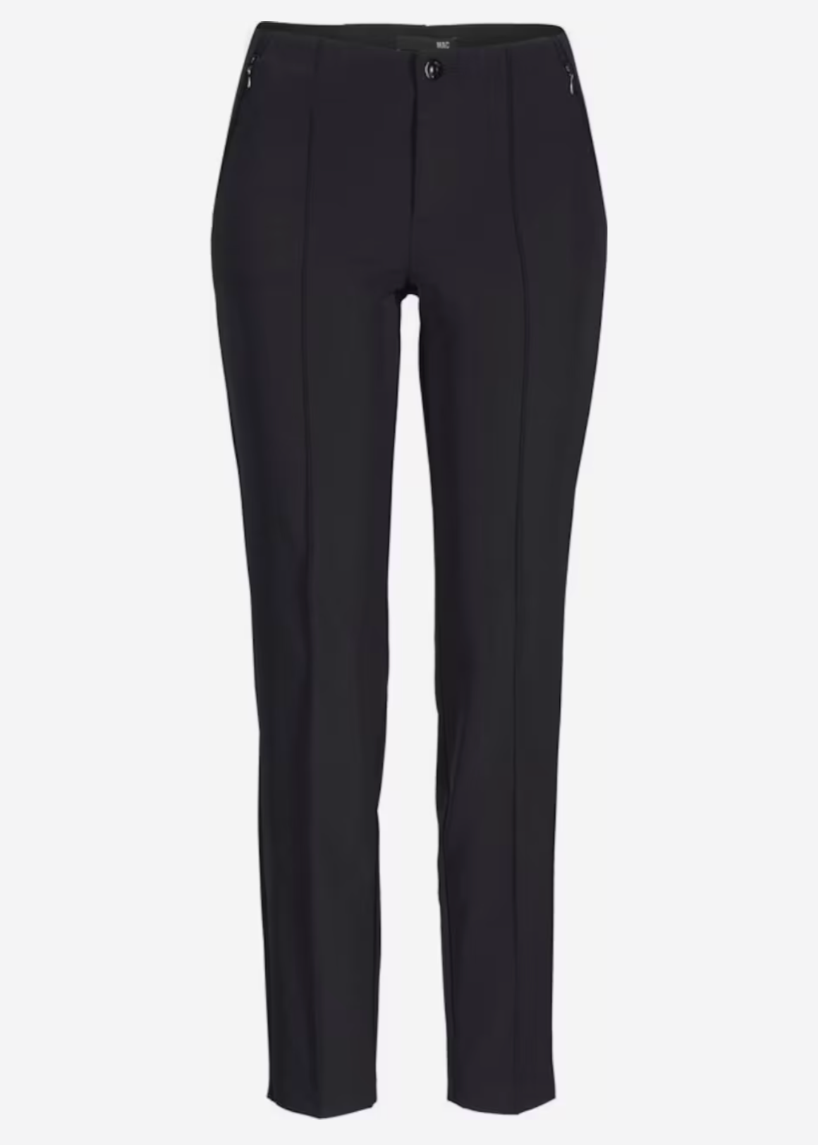 Mac Slimfit Broek 'Anna' in Zwart