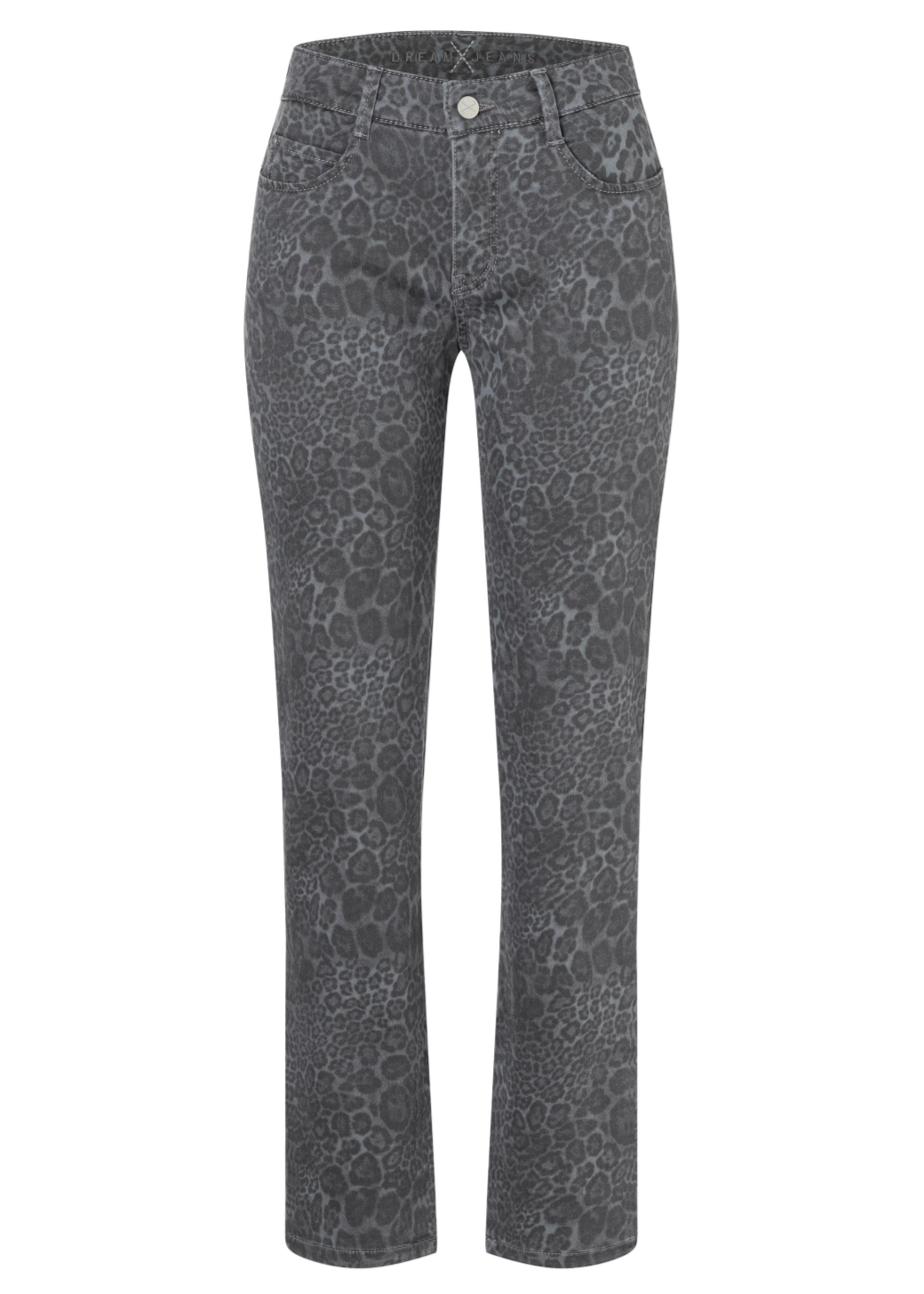Mac Jeans Dream Figuurvormende hyperstretch jeans met luipaardpatroon