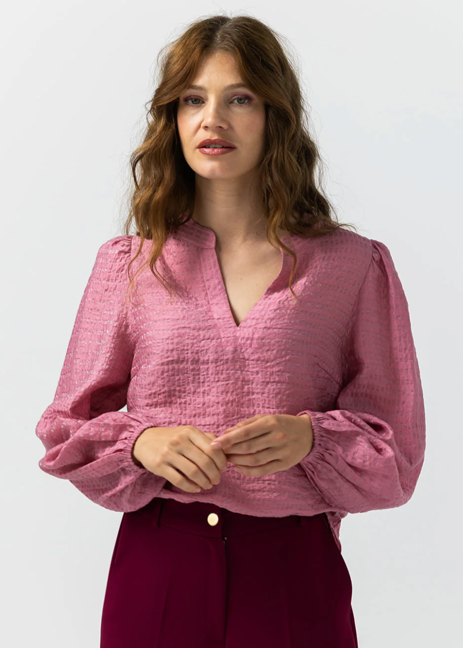 Label Dot Ageeth Top | Roze soft
