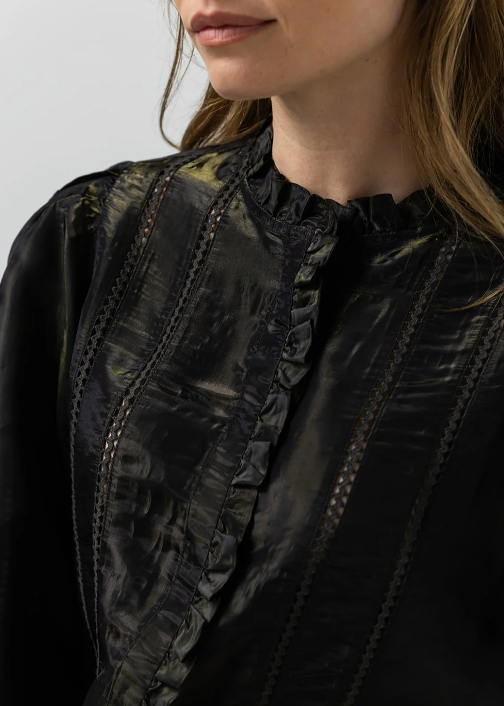 Label Dot Albertine Blouse | khaki
