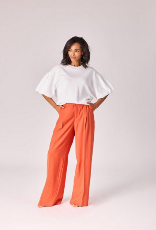 Lalotti BROEK ODARE Pants BAL18251 092 Burnt Orange