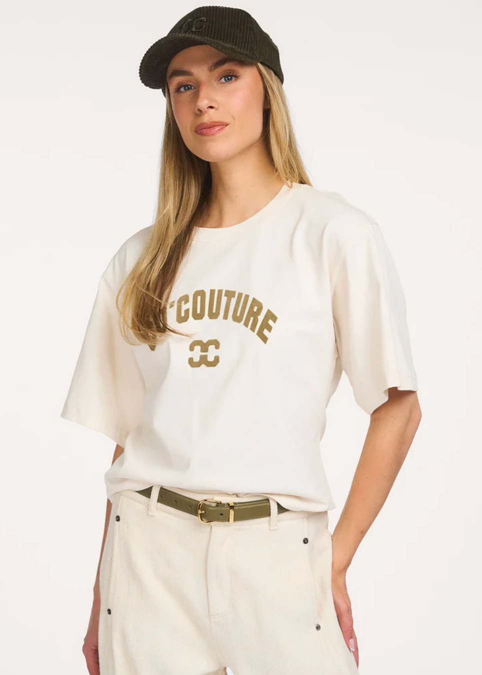 Co'Couture Zenga, katoenen T-shirt met logo