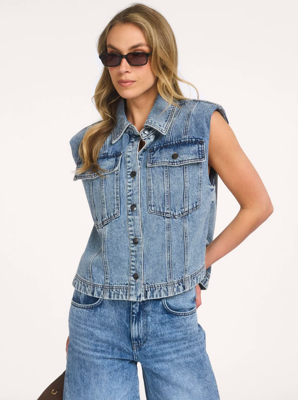 Co'Couture Denice, denim gilet