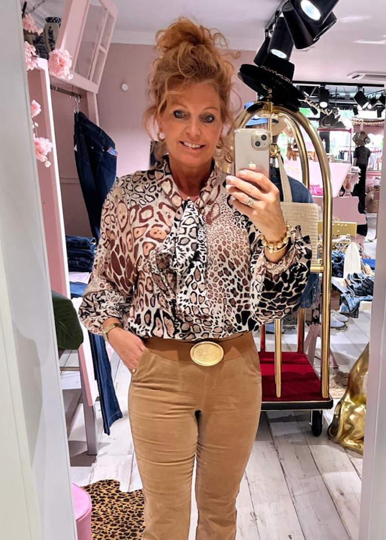 Helena Hart 7676KIT - BLOUSE JOLIEN KITTY - CAMEL