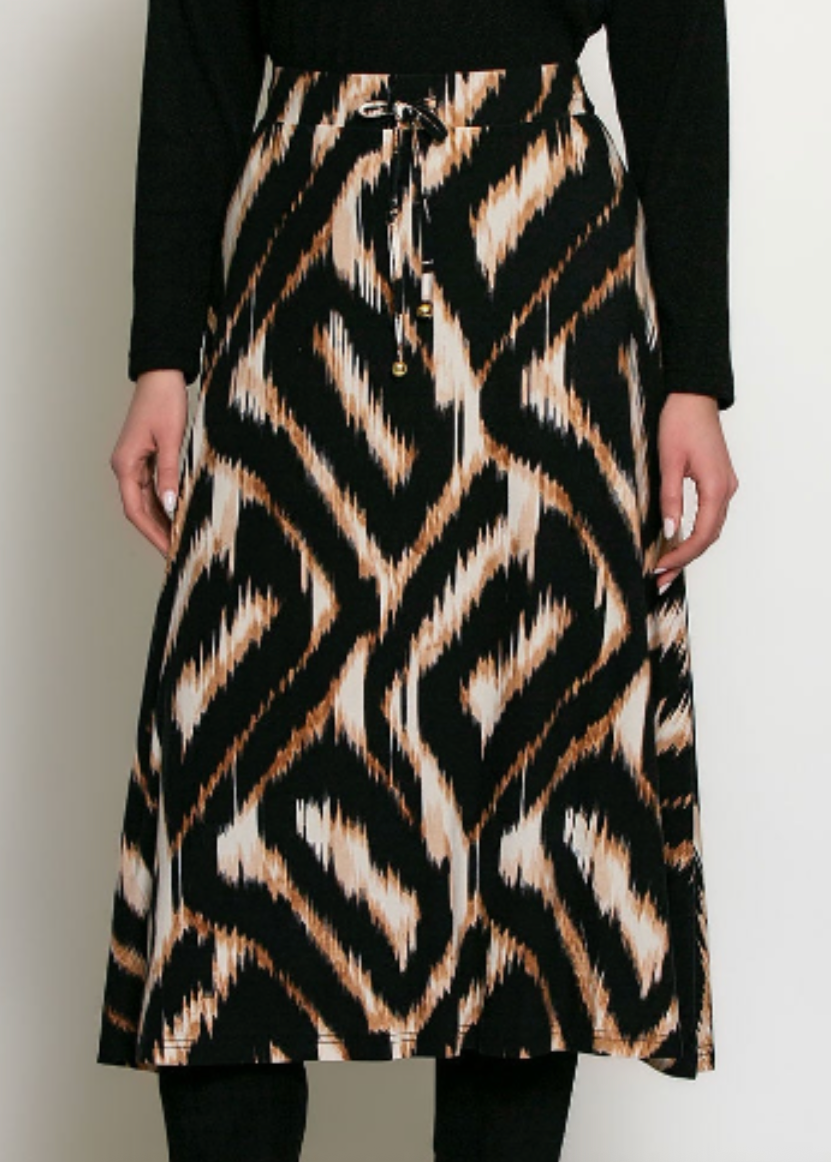 Batida Skirt chrystel camel print 2213
