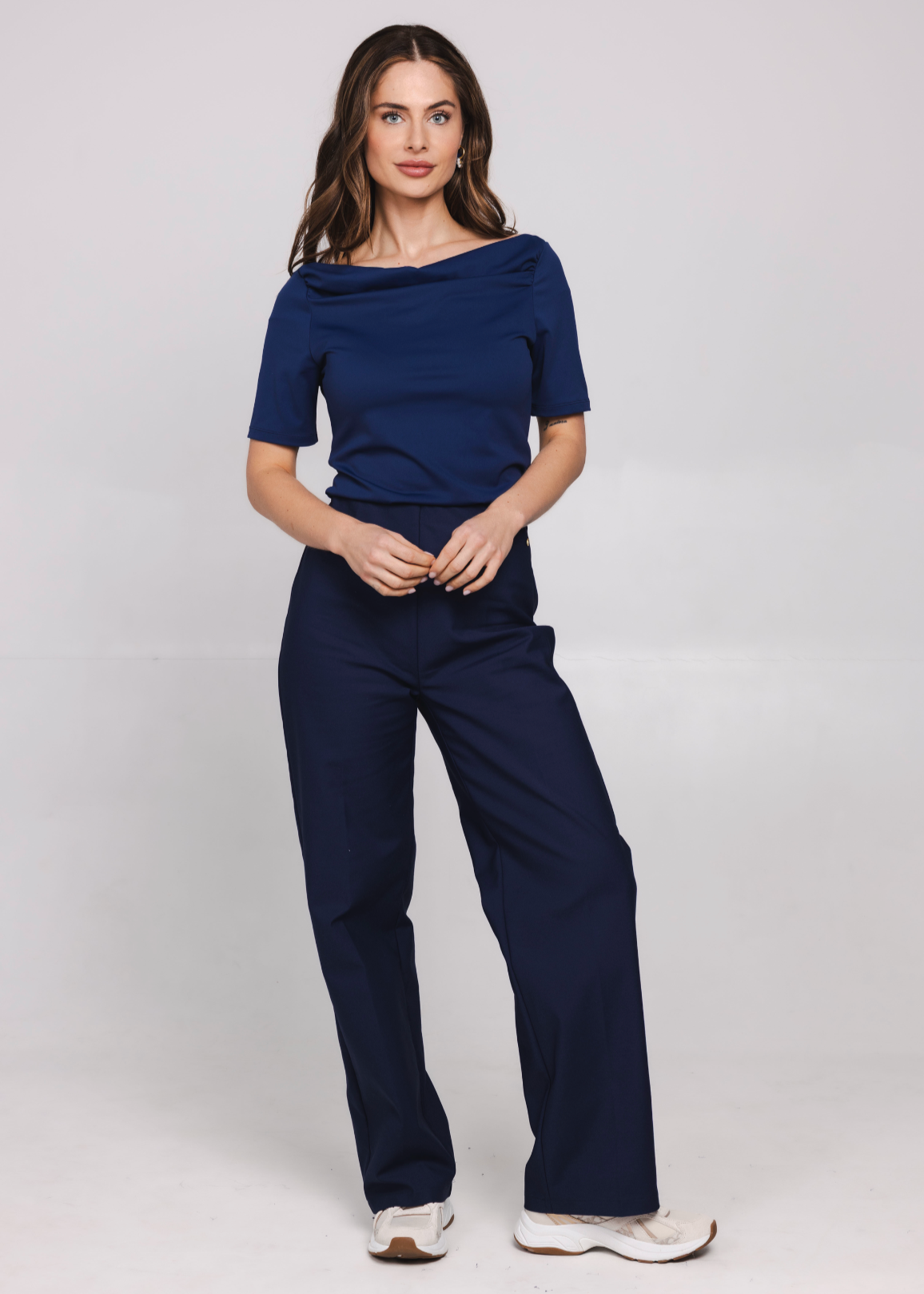 Accentil Julie Pants - Navy&nbsp;