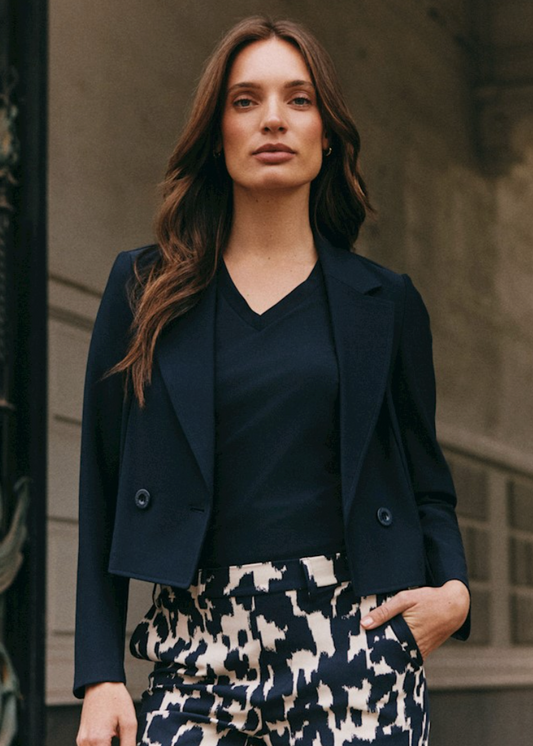 Lady Day – Sam bonded Blazer – Blue