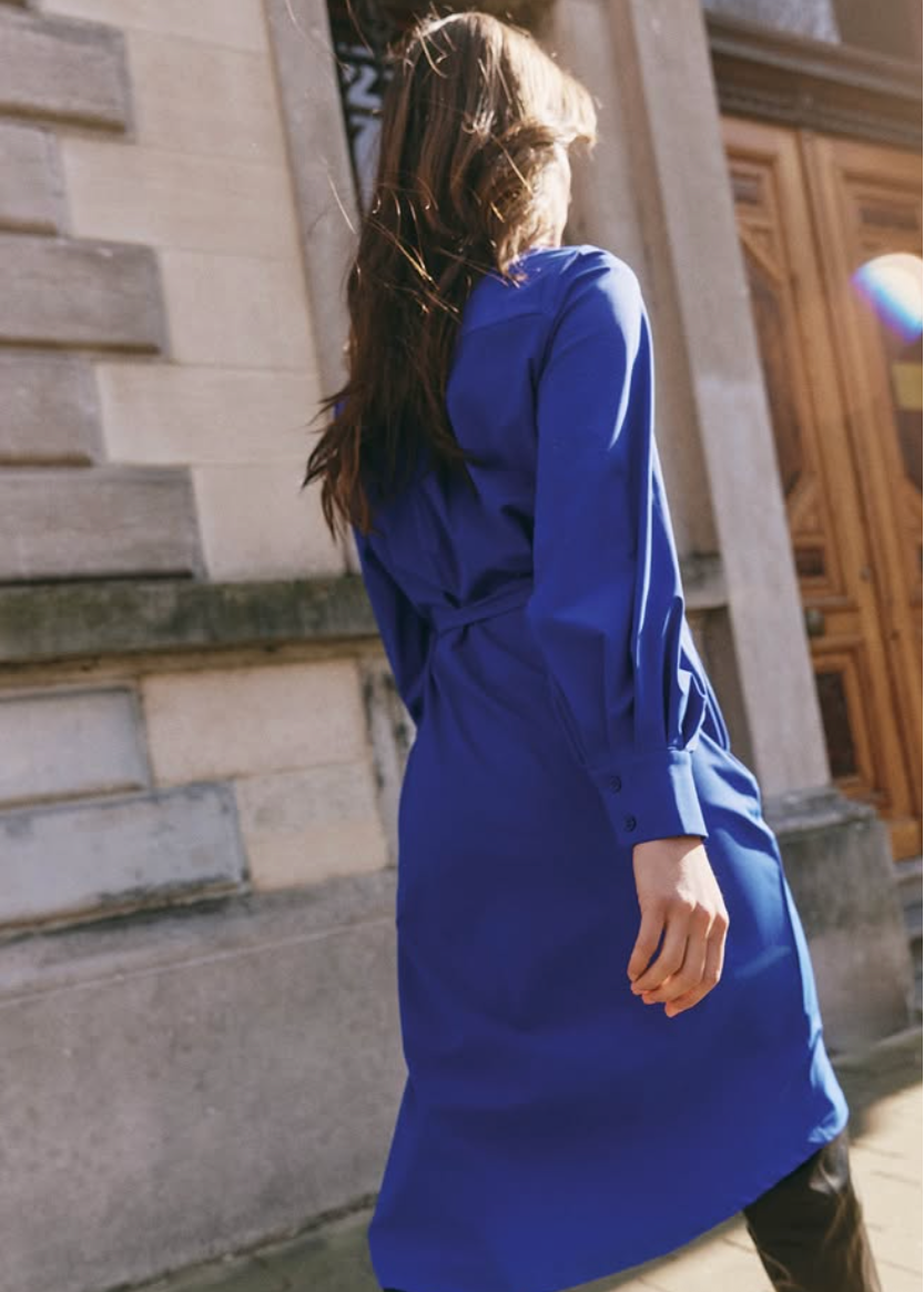Lady Day – Hallie Dress – Cobalt blue