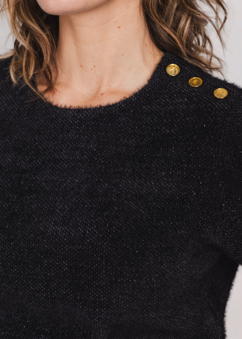 Accentil Beau Top - Black