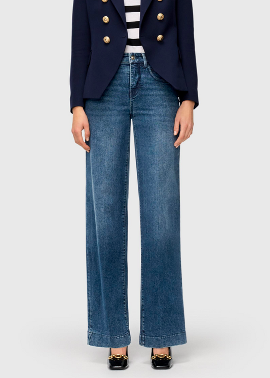 Mac Jeans Palazzo Extra wijde palazzo jeans met naaddetails
