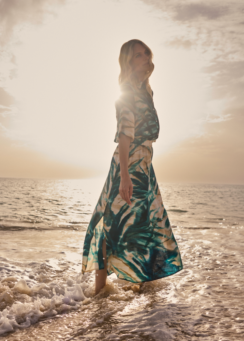 Tramontana Maxi Skirt Botanique