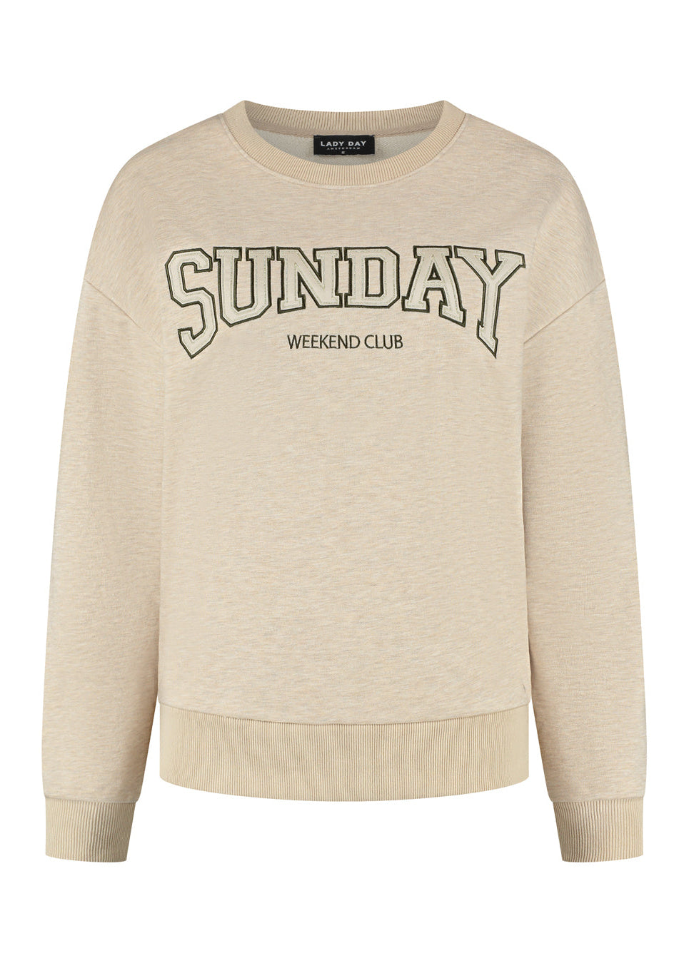 Lady Day – Sunday melange Sweater – Vanilla melange
