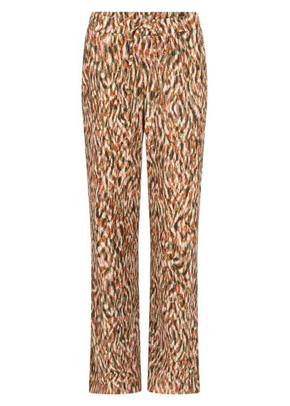 Tramontana Wide-Leg Trousers Animal Brush printaloe