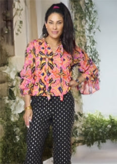 Tessa Koops PAULINE RIU PINK TOP