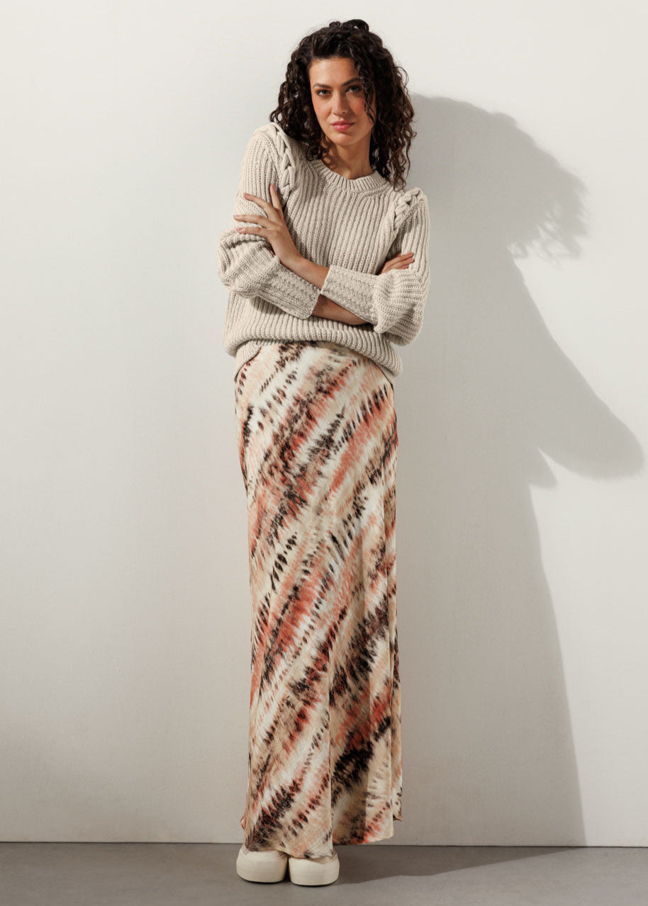 Tramontana maxi rok tie dye flow