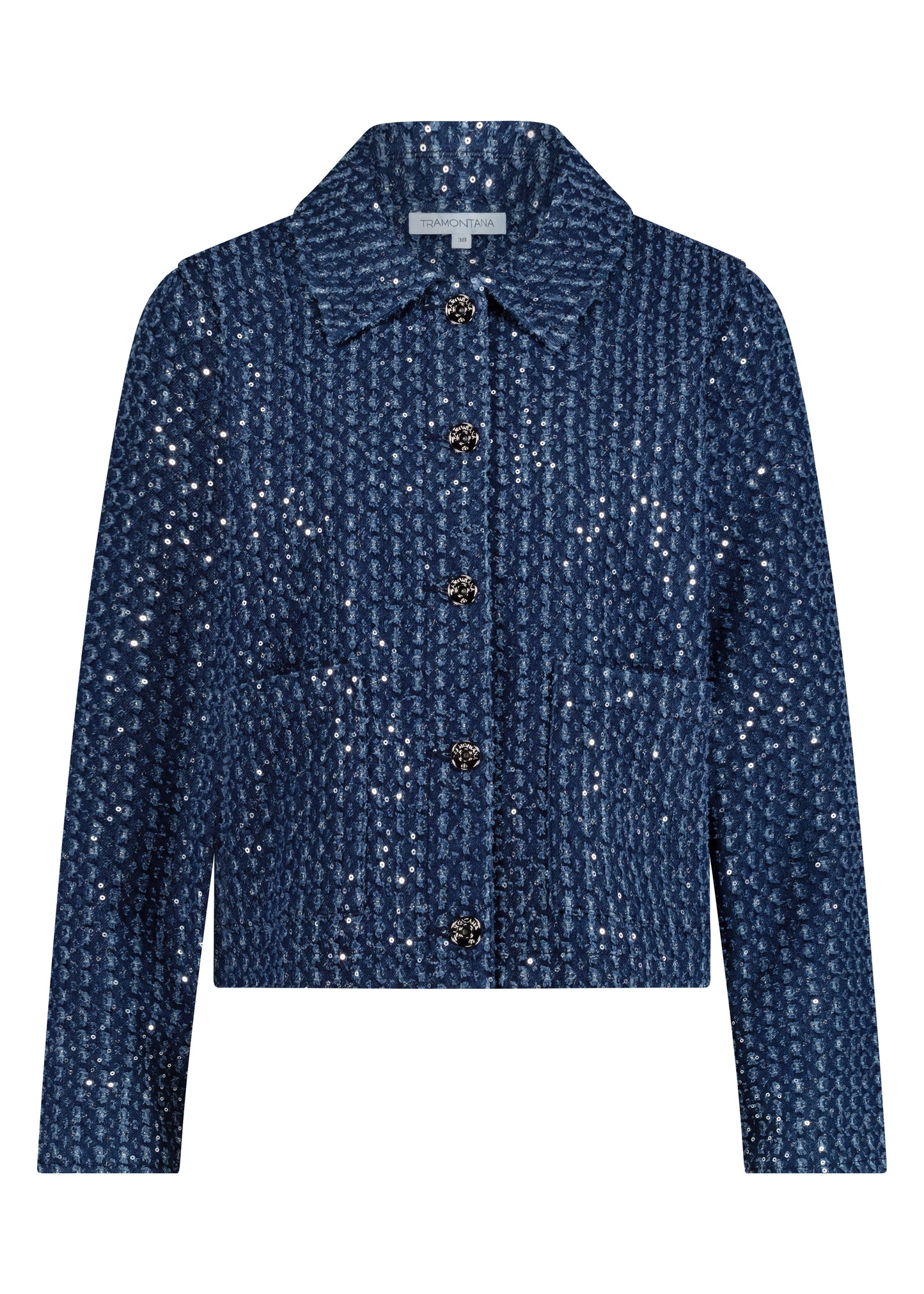 Tramontana sequin denim jacket