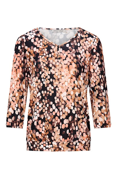 Dreamstar Susi - top DOTTY Terracottamix, indigomix en berrymix