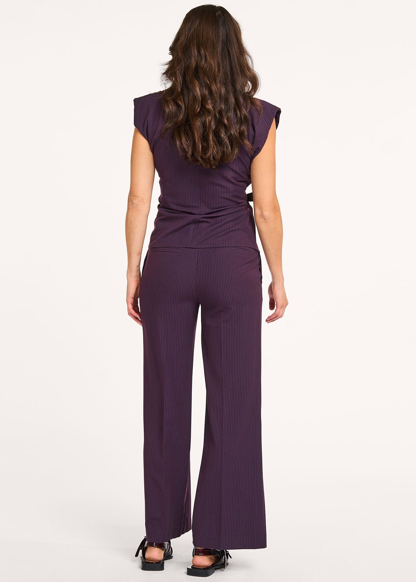 Co'Couture NolanCC Wide LL Pant Pluim
