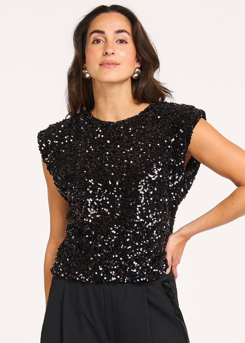 Co'Couture Roslyn top black