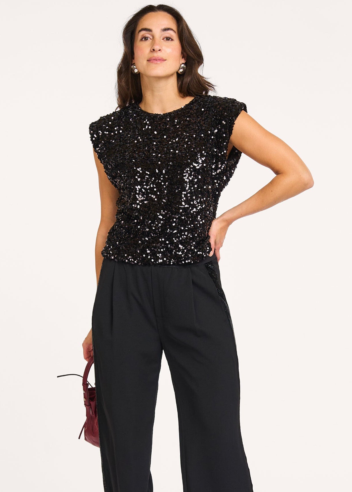 Co'Couture Roslyn top black