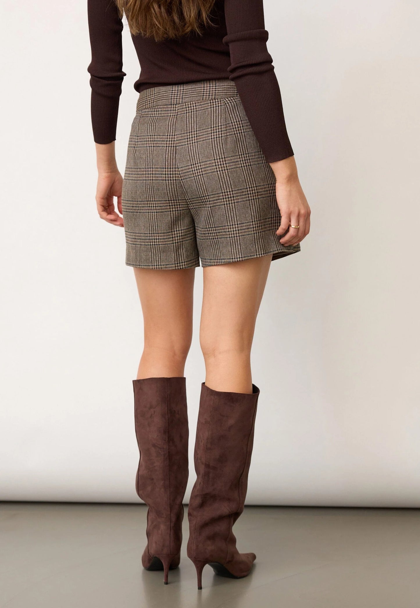 Co'Couture Veyacc Check Wrap Skort