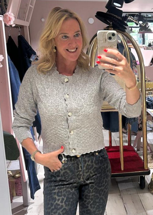 Co'Couture PointelleCC Cardigan