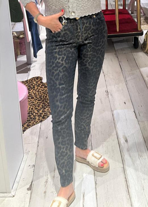 Mac jeans Rich slim leopard