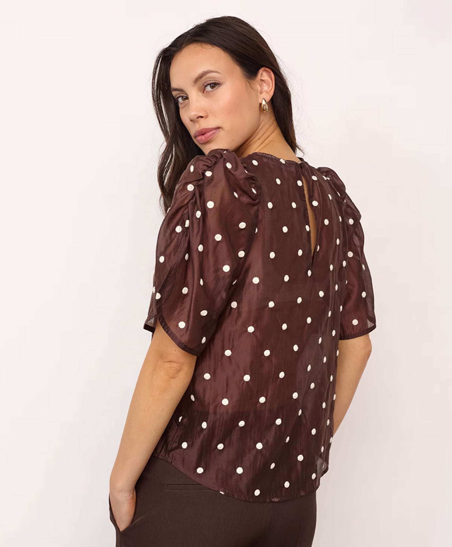 Co'Couture Dames blouse bruin