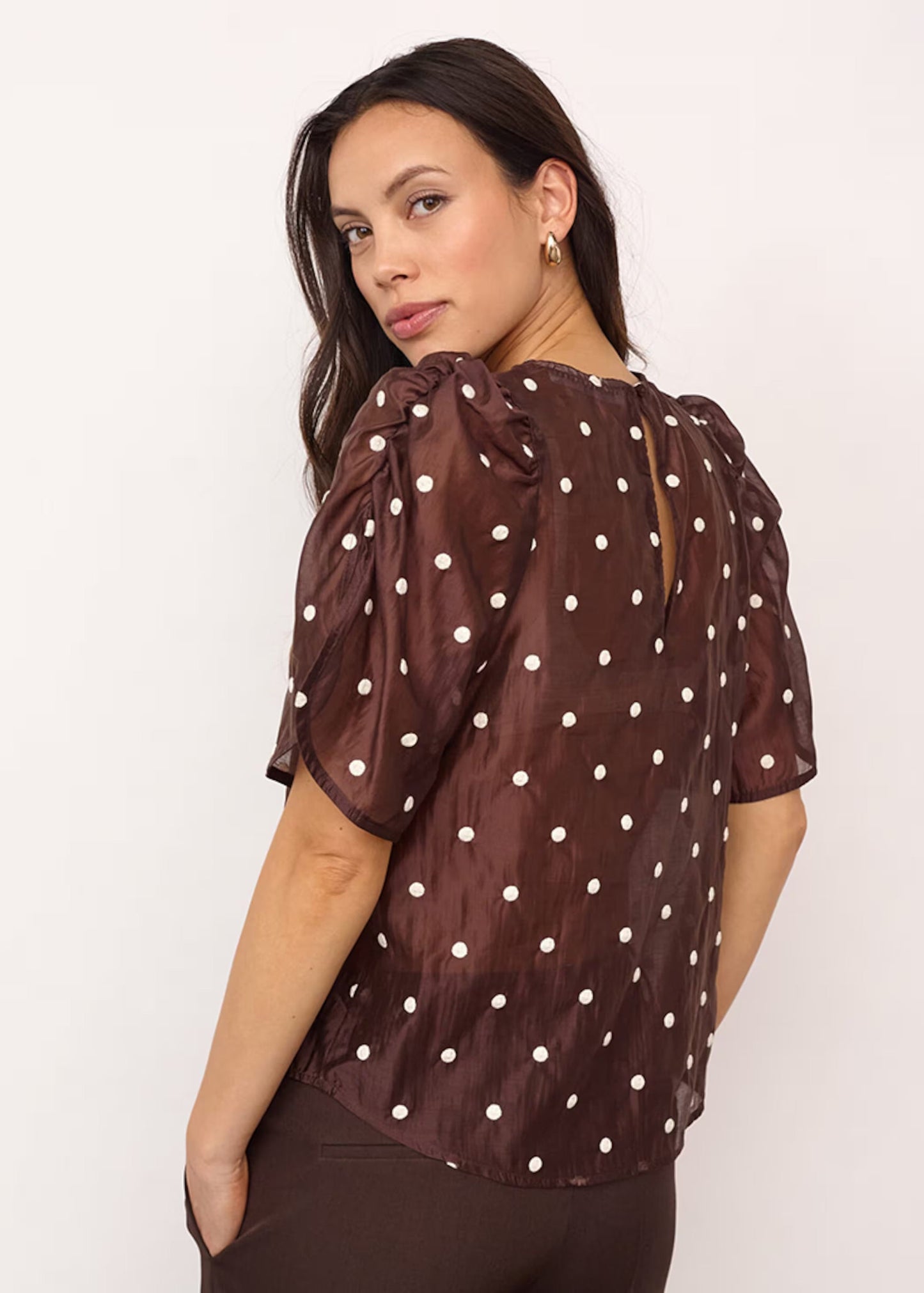 Co'Couture Dames blouse bruin