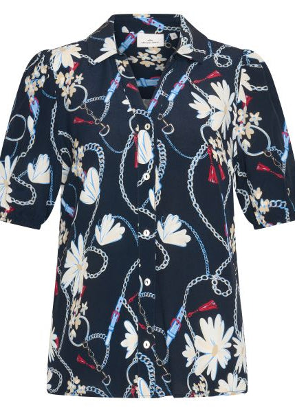 HV Society Blouse HVSVanessa Navy