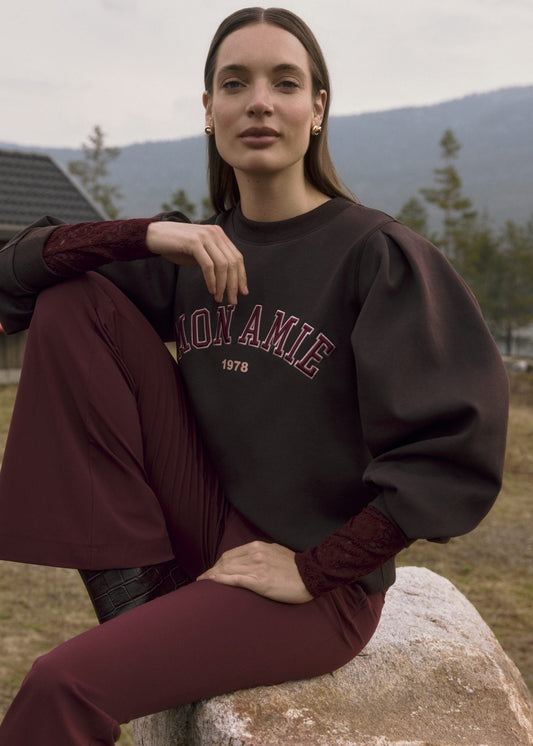 Lady Day – Mon Amie Sweater – Dark brown