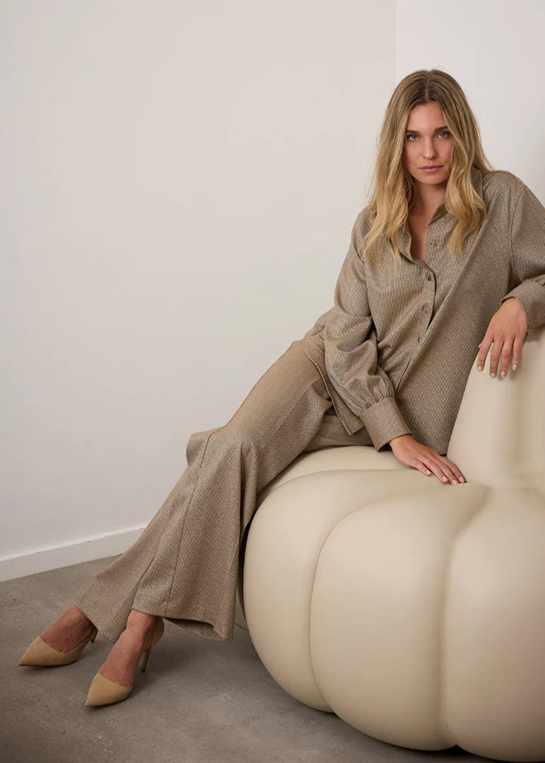 Corel Amsterdam Liv pants Amarino lurex