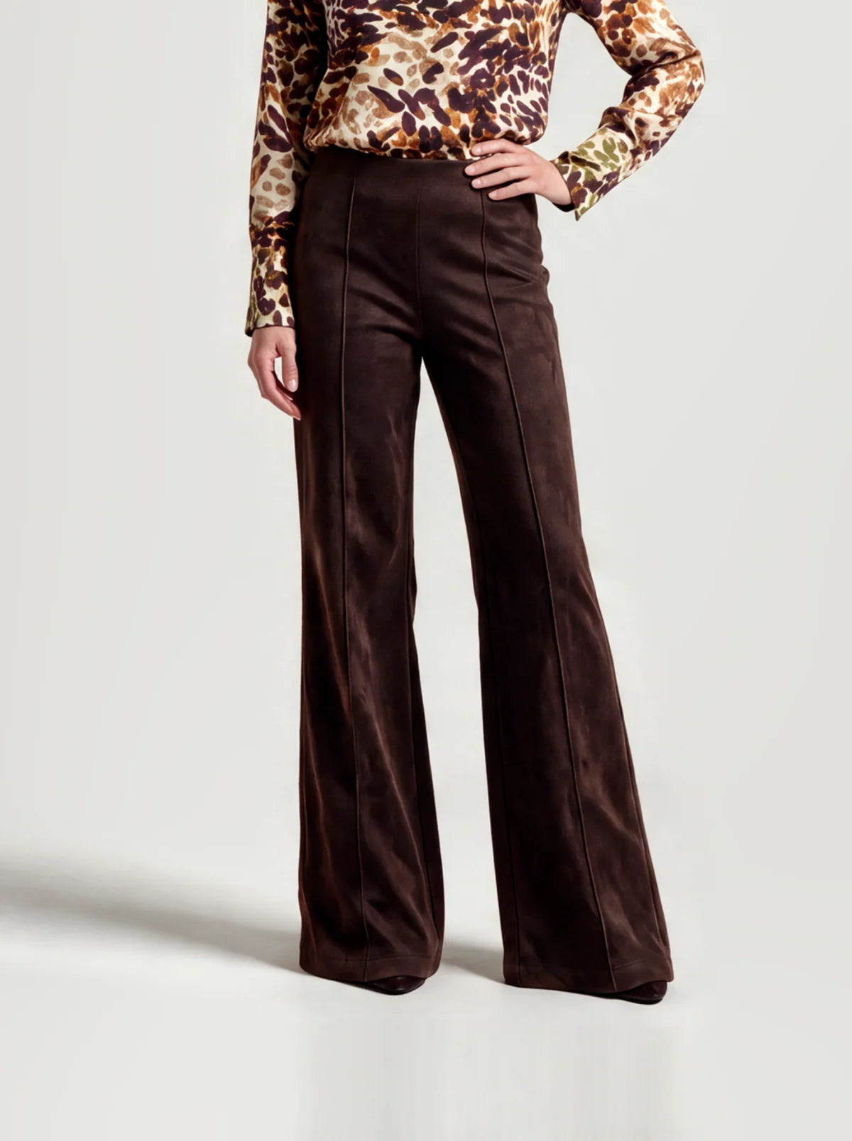 BR&DY Sage Pants | Brown, Cognac en Army