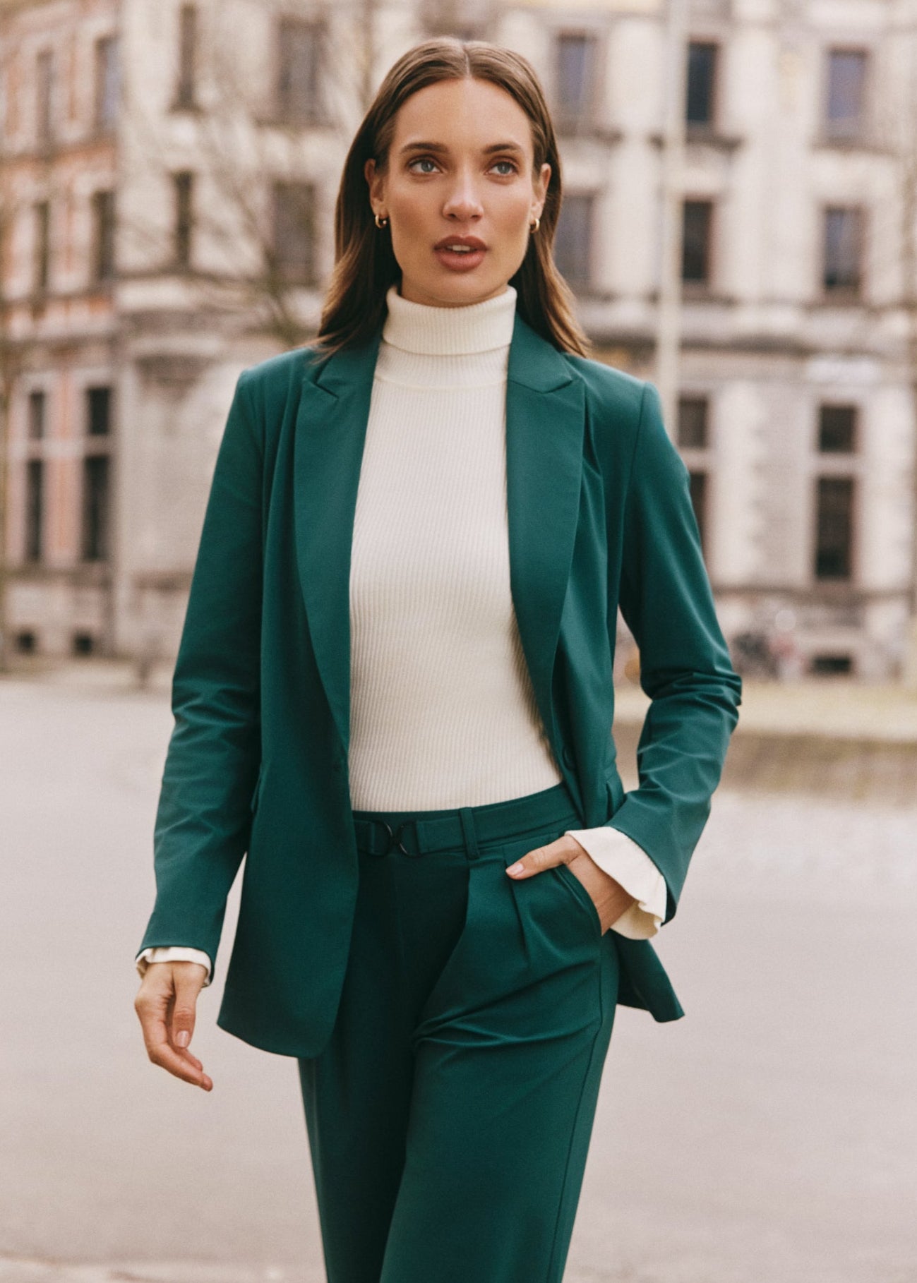 Lady Day – Clover Blazer – Sea Moss