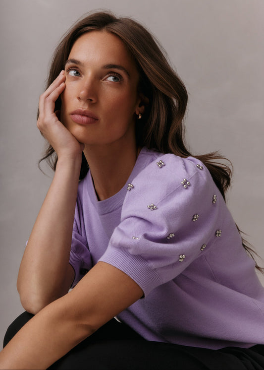 Lady Day – Jolie SSL Sweater – Soft violet