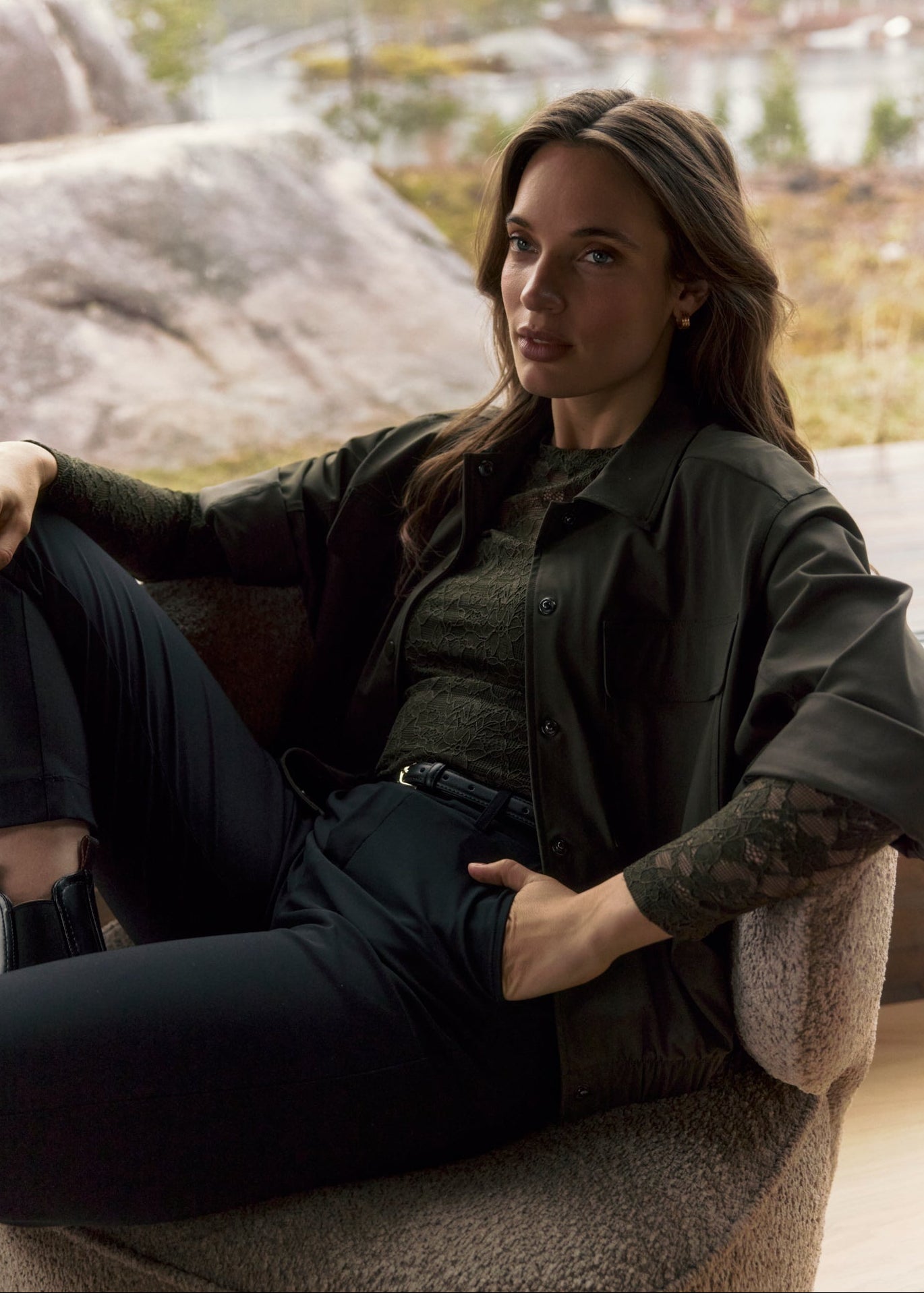 Lady Day – Brighton Travel Jacket – Deep forest